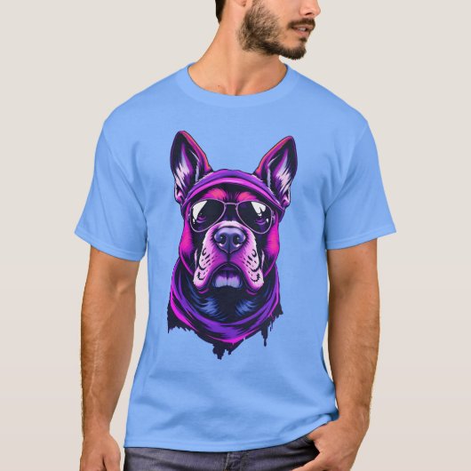 Dog Mans Bester Freund lustig T-Shirt (Vorderseite)