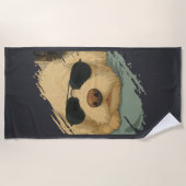 Dog Max Beach Handtuch (Vorderseite)