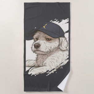 Dog Max Beach Handtuch