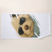 Dog Max Beach Handtuch (Vorderseite)
