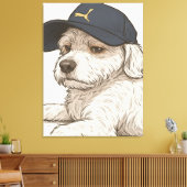 Dog Max Leinwanddruck (Insitu (Wohnzimmer))