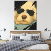 Dog Max Leinwanddruck (Insitu (Schlafzimmer))