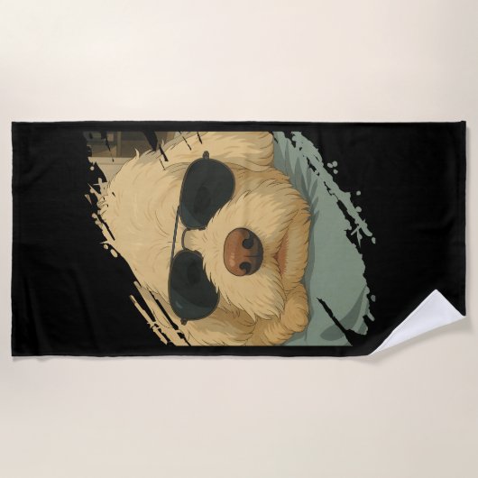 Dog Max Strandtuch (Vorderseite)