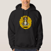 Dog Mediation Yoga Beagle Labrador Husky Sheperd Hoodie (Vorderseite)