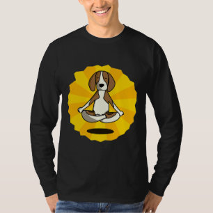 Dog Mediation Yoga Beagle Labrador Husky Sheperd T-Shirt