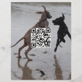 dog meetup tear-off flyer template (Hinten)