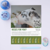 dog meetup tear-off flyer template (Einzeln)