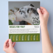 dog meetup tear-off flyer template (Hand)