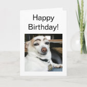 Dog Meme für geklappte Karten (Vorderseite)