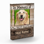 Dog Memorial Fotoblock (Links)