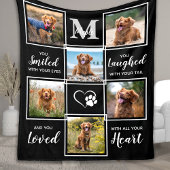 Dog Memorial Geschenk Personalisierten Begleiter F Fleecedecke
