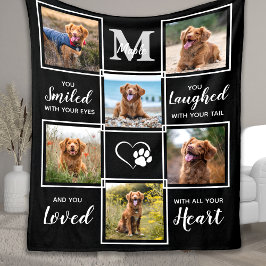 Dog Memorial Geschenk Personalisierten Begleiter F Fleecedecke
