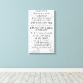 Dog Memorial Leinwanddruck (Insitu (Holzboden))