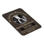 Dog Memorial Magnet (Rechte Seite)