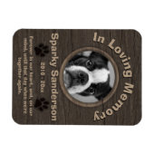 Dog Memorial Magnet (Horizontal)