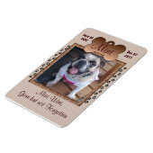 Dog Memorial Magnet (Linke Seite)