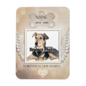 Dog Memorial Magnet (Vertikal)