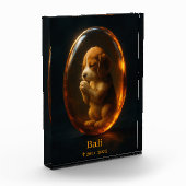 Dog Memorial Photo Block - Beagle  (Links)