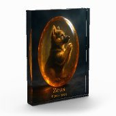  Dog Memorial Photo Block - German Shepherd  (Links)