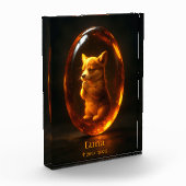 Dog Memorial  Photo Block - Welsh Corgi  (Links)