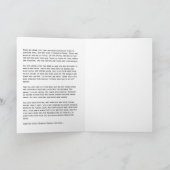 Dog Memorial Rainbow Bridge Gedicht Card Karte (Innenseite)