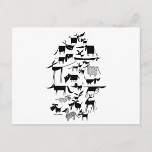 Dog Menagerie Postkarte