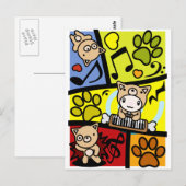 Dog_Methode Postkarte (Vorne/Hinten)