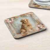 Dog Mom Besties Labrador  Getränkeuntersetzer (Linke Seite)