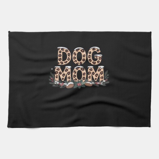 dog mom Classic T-Shirt Geschirrtuch (Horizontal)