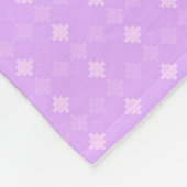  dog mom customizable lilac fleecedecke (Ecke)