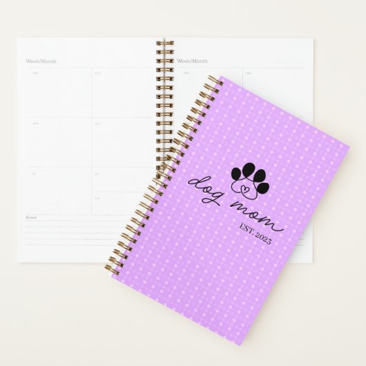 dog mom customizable  planer (Anzeige)