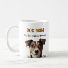 Dog Mom Cute Puppy Coffee Quote Design Kaffeetasse