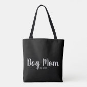 Dog Mom Established Gift Tote Bag Tasche (Rückseite)