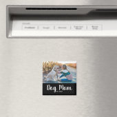 Dog Mom Established Photo Gift Magnet (In Situ (Geschirrspüler))