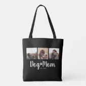 Dog Mom Established Script Black 3 Photo  Tasche (Rückseite)