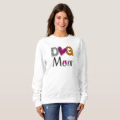 Dog Mom Leopard Print/Trending Dog Lover Sweatshirt (Vorne ganz)