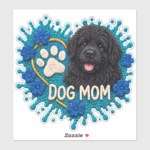 Dog Mom (Newfie) Stricken Aufkleber