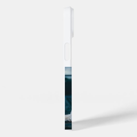 Dog Mom Photo Black  text iPhone Case (Rückseite / Rechts)