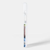 Dog Mom Photo Black text iPhone Case (Rückseite / Links)