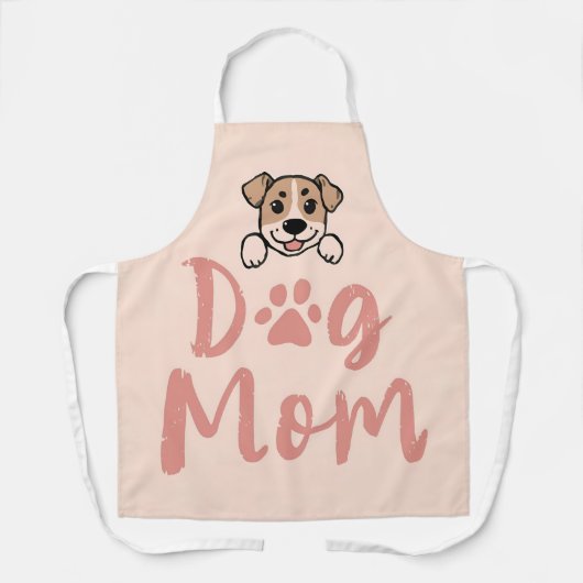 Dog Mom  Schürze (Vorderseite)