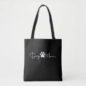 Dog Mom Tote Bag – Funny Gift Tasche (Vorderseite)