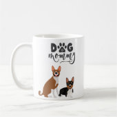 Dog Mommy Basenji Hounds Niedlich Kaffeetasse (Links)
