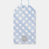 Dog Monogram-Geschenkmarke Geschenkanhänger (Rückseite)