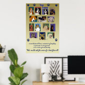 Dog Montage Poster (Heimbüro)
