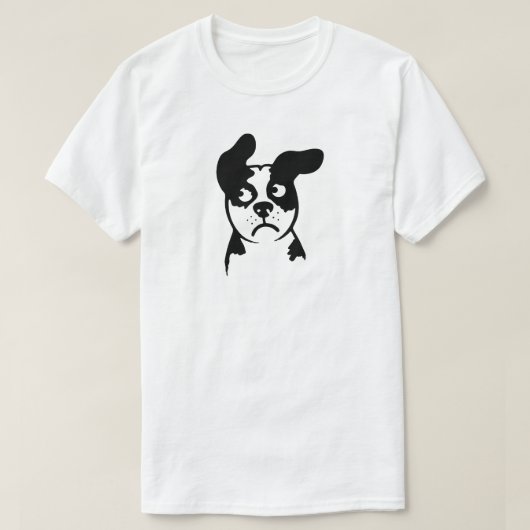 Dog Mood Facial Expressions T-Shirt (Design vorne)