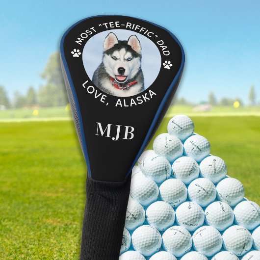 Dog Most T-Shirt-Riffic Vater Personalisiert-Foto- Golf Headcover