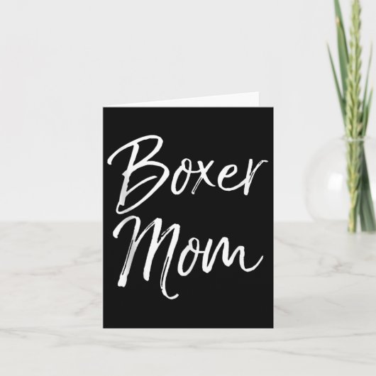 Dog Mother Gift Boxing Mother's Day Quote Cute Box Karte (Vorderseite)
