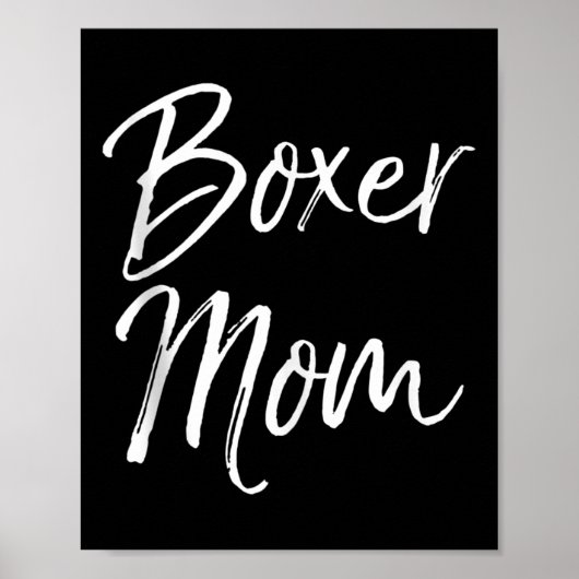 Dog Mother Gift Boxing Mother's Day Quote Cute Box Poster (Vorne)
