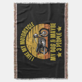 Dog Motorrad Decke (Vorderseite Vertikal)