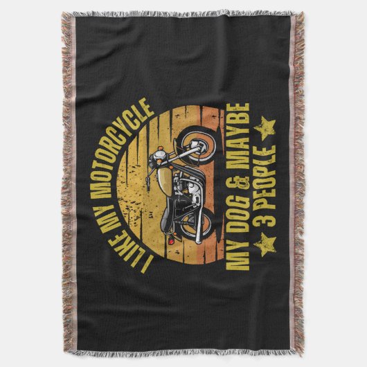 Dog Motorrad Decke (Vorderseite Vertikal)